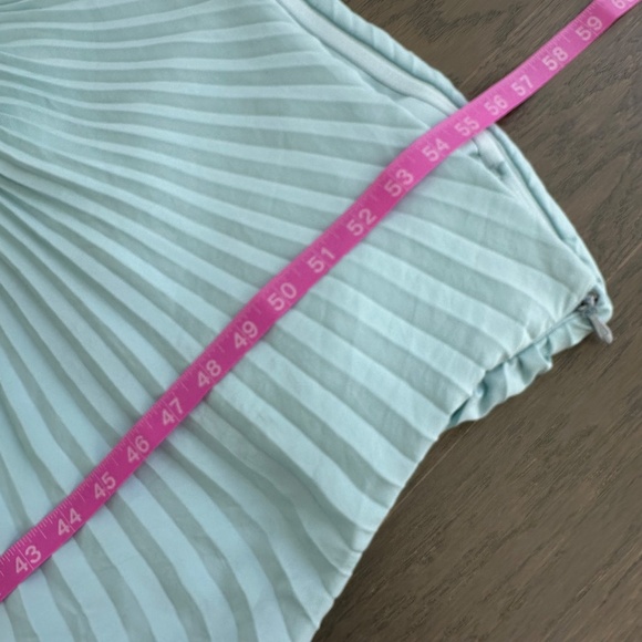 ALC A.L.C. Layla Light Baby Blue Strapless Pleated Gown Maxi Dress - Size 2 - Picture 10 of 11